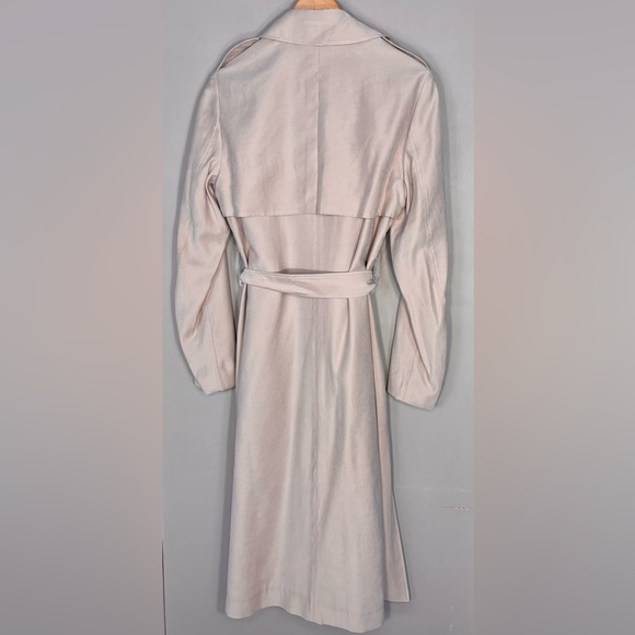 COLE HAAN Stone Trench Coat w/Belt - Picture 10 of 10